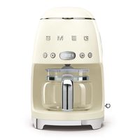 cafetera goteo - smeg dcf02creu crema