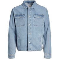 jack  jones chaquetas 12250086 chase-blue denim para hombre