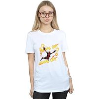 marvel camiseta manga larga suns out guns out para mujer