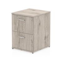 impulse 2 drawer filing cabinet grey oak