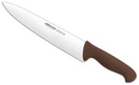 cuchillo cocinero de acero inoxidable nitrum de 250 mm mango marron