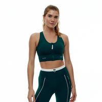 black limba sujetador deportivo top deportivo streetflex para mujer