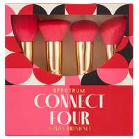 spectrum beauty games connect four midi 4 piece makeup brush set