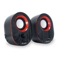 equip life altavoces 20 usb 6w negrorojo