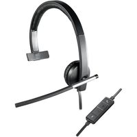 logitech h650e auricular monoaural negro