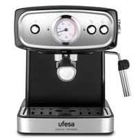 ufesa brescia ce7244 cafetera espresso 20 bares negrainox