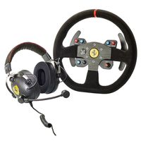 thrustmaster race kit ferrari 599x evo edition with alcantara volante  auriculares