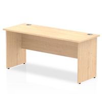 impulse 1600600 rectangle panel end leg desk maple - mi002474