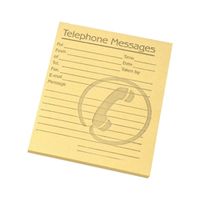 challenge telephone message pad 127x102mm yellow 10 pack 100080477