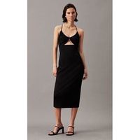 calvin klein jeans falda vestido tie detail long mujer para mujer