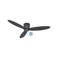 ventilador de techo casafan 313284w eco plano ii 132cm negro wi-fi