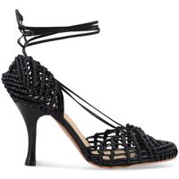 paloma barcelo zapatos de tacon zapatos de tacon paloma barcelo chieko en tejido negro para mujer