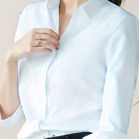 camisa entallada de manga larga para mujer camiseta deportiva casual y versatil con cuello de solapa y botones ropa deportiva para mujer