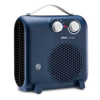 ufesa crux dual calefactor horizontalvertical con termostato regulable 2000w azul