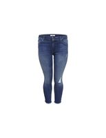 vaqueros only curvy carwilly reg skinny ank jeans medium blue den