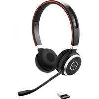 jabra evolve 65 se ms stereo wireless headset link 380 usb-a bluetooth