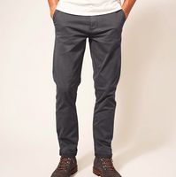 white stuff sutton organic chino trousers - dark grey