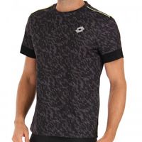 camiseta lotto run print gris