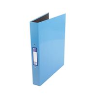 oxford 25mm 2 o-ring binder laminated a4 plus light blue 400132436