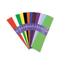 bright ideas crepe paper assorted 12 pack bi0568