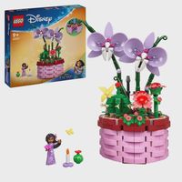 lego  disney 43237 encanto maceta de isabela orquideas construibles de juguete personaje de la