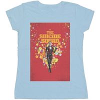 dc comics camiseta manga larga the suicide squad para mujer