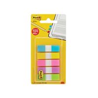 post-it portable small index 12mm assorted 100 pack