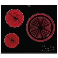 whirlpool akt 807bf placa vitroceramica 3 zonas 60cm negro