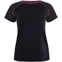 lisca sujetador deportivo camiseta deportiva de manga corta playful cheek para mujer