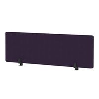 air desktop screen 1400x400mm bespoke tansy purple fabric