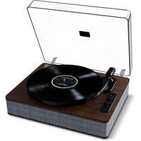 ion luxe lp tocadiscos de vinilo bluetooth con altavoces