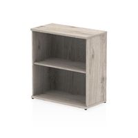 impulse 800mm bookcase grey oak