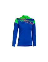 sudadera de futbol joma elite x royal verde fluor nina