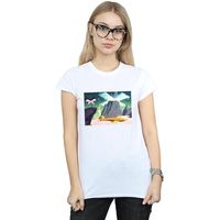 dessins animes camiseta manga larga martian maggot para mujer