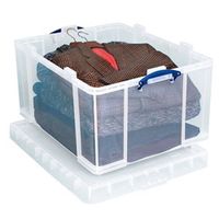 really useful clear plastic storage box 145 litre