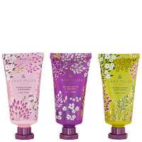 sara miller haveli garden passion flower and frangipani hand cream trio