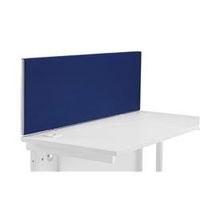 1400 straight upholstered desktop screen - royal blue - dms1400srb