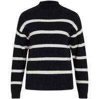 vila jersey 14091615-black white para mujer