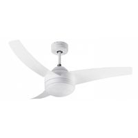 universal blue mistral 3042 ventilador de techo con luz y mando 60w blanco