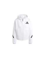 chaqueta adidas zne full zip hoodie mujer blanco