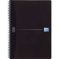 oxford card cover wirebound notebook a4 black 5 pack 100102931