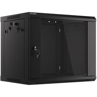 armario lanberg 9u 600x450x507 auto ensamblado rack 19 hasta 60 kg negro