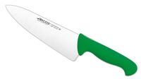 cuchillo cocinero de acero inoxidable nitrum de 200 mm mango verde