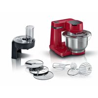 bosch mum serie 2 robot de cocina 700w rojo