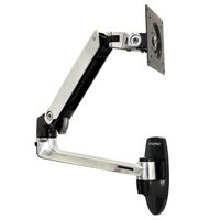 ergotron lx soporte brazo de pared para tvmonitor hasta 34 vesa 100x100 max 113kg aluminio