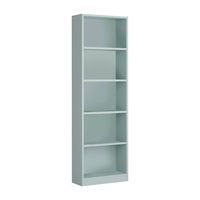 libreria efecto madera verde agua 52x25h180 cm