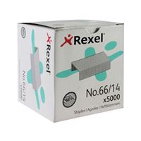 rexel 66 staples 14mm pack 5000 - 6075