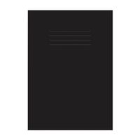 nu education sketchbook a4 black 50 pack