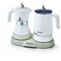 ariete 1344 breakfast station cafetera moka electrica 025l 480w blanco