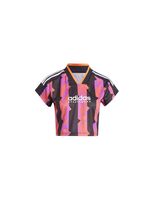 camiseta adidas tiro cut 3 bandas print baby mujer negro